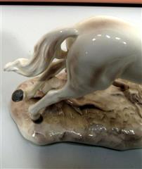 PAIR ECHT ALTMAN PROCELAIN GALLOPING HORSES - ONE PAIR 8